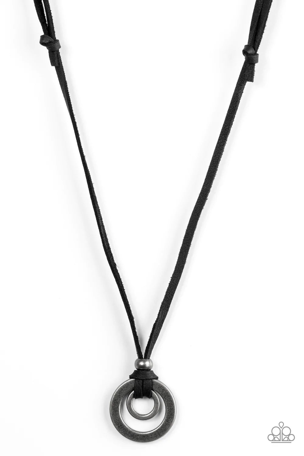 Paparazzi Necklace ~ Get To High Ground - Black