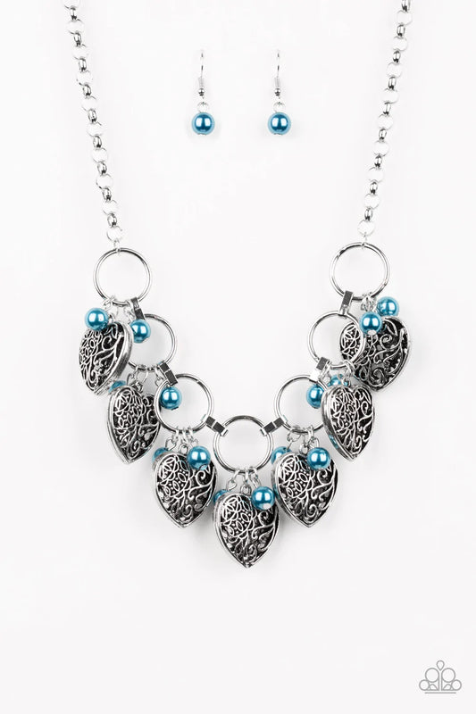 Collar Paparazzi ~ Very Valentine - Azul