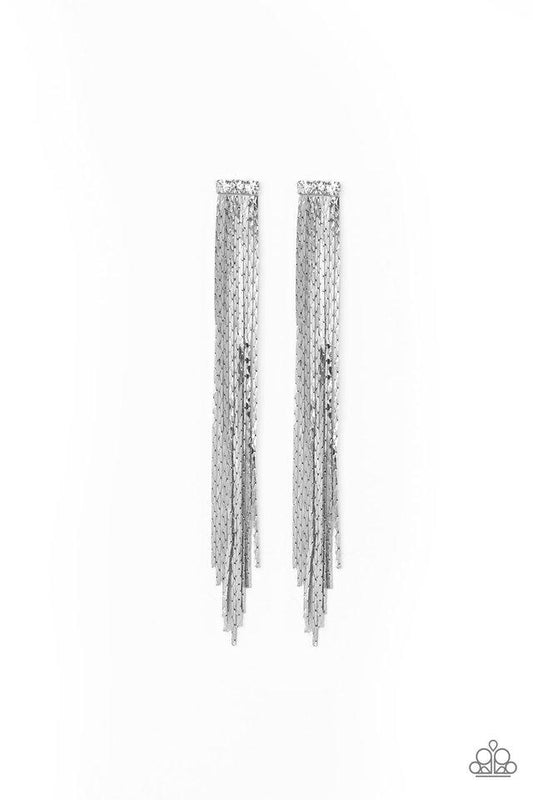 Paparazzi Earring ~ Night At The Oscars - Silver