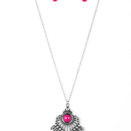 Collar Paparazzi ~ Ídolo Inde-PENDANT - Rosa