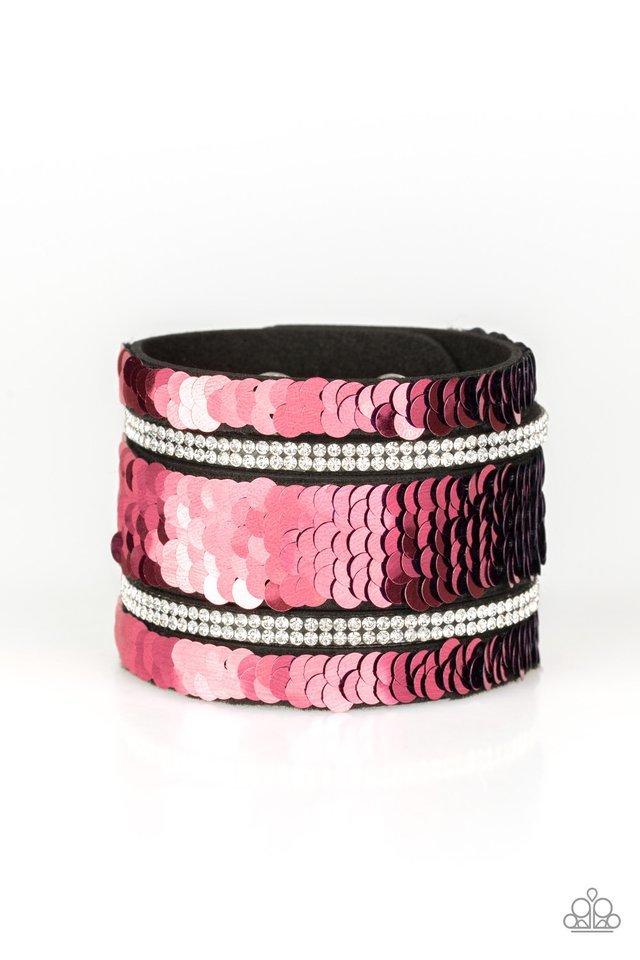 Paparazzi Bracelet ~ MERMAID Service - Pink