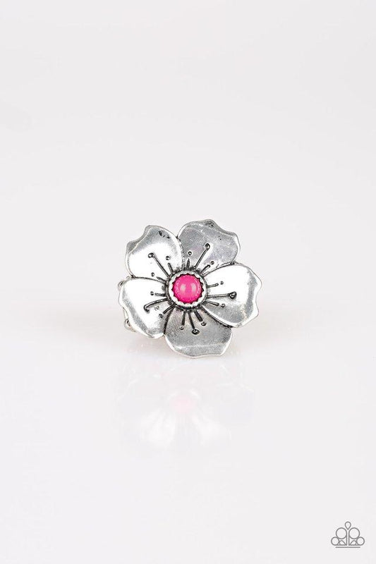 Paparazzi Ring ~ Boho Blossom - Pink