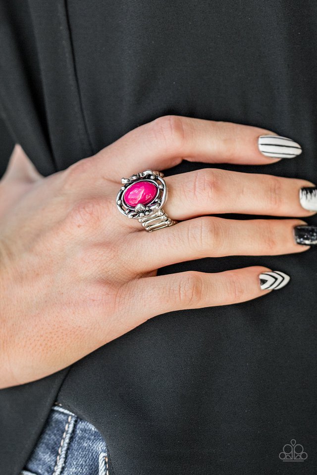 Color Me Confident - Pink - Paparazzi Ring Image