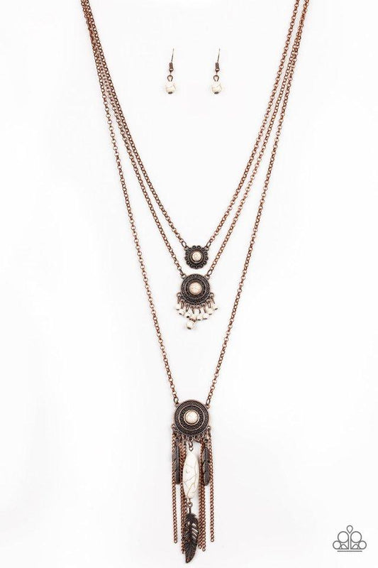 Paparazzi Necklace ~ Desert Daydream - Copper