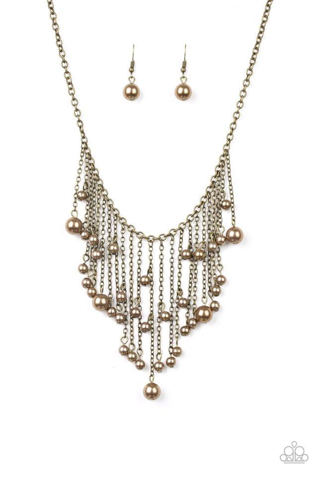 Paparazzi Necklace ~ Catwalk Champ - Brass