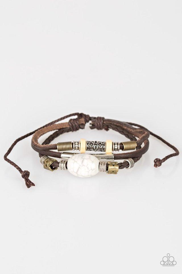 Paparazzi Bracelet ~ Across The Globe - Brown