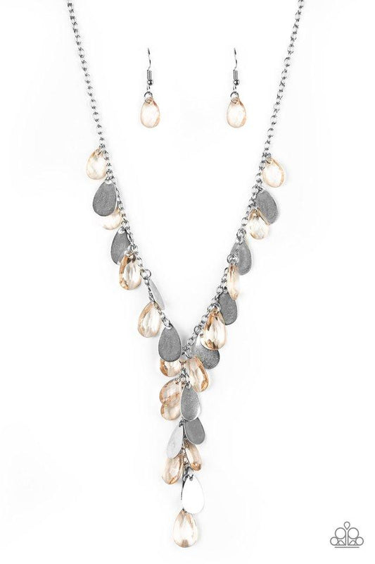 Collar Paparazzi ~ Atardeceres en veleros - Marrón