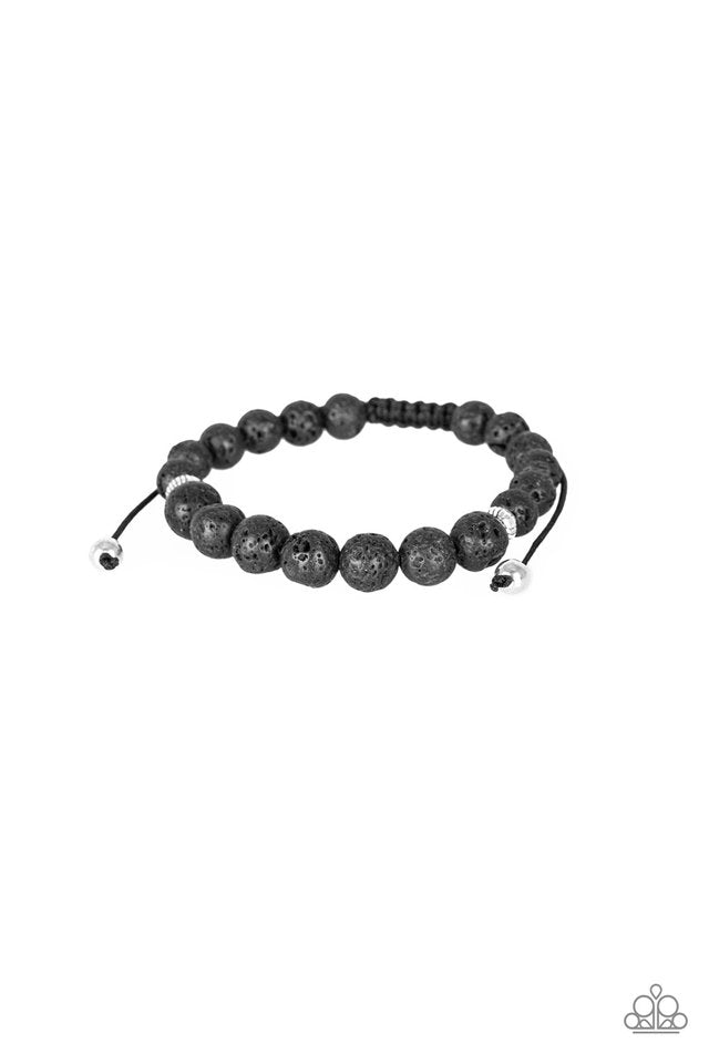 Paparazzi Bracelet ~ Relaxation - Black