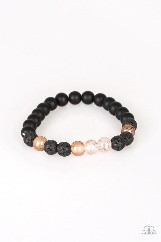 Paparazzi Bracelet ~ Tone Down - Brown