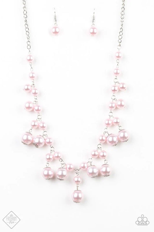 Paparazzi Necklace ~ Soon To Be Mrs. - Pink