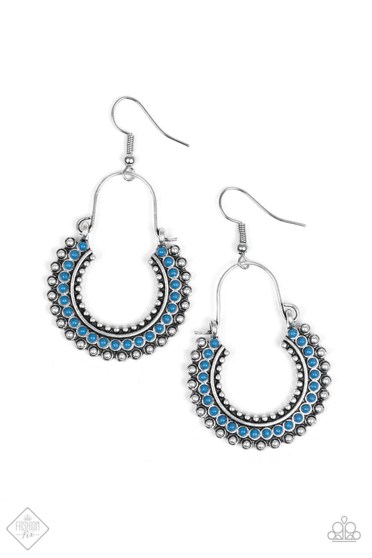 Paparazzi Earring ~ Really Rumba  - Blue