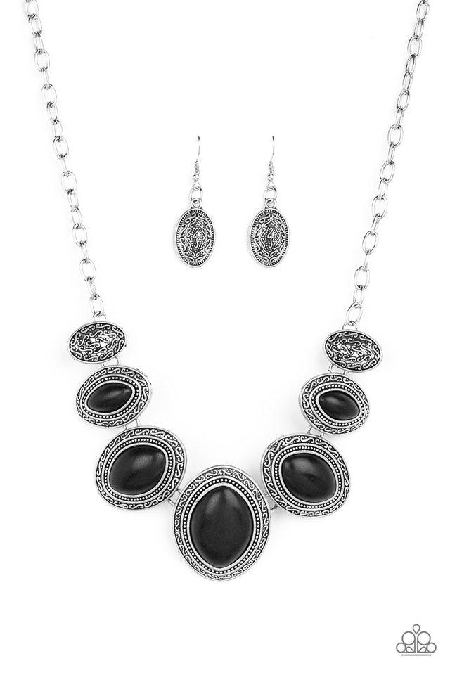 Paparazzi Necklace ~ Sierra Serenity - Black