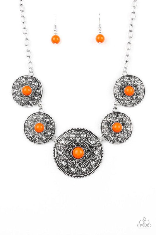 Paparazzi Necklace ~ Hey, SOL Sister - Orange