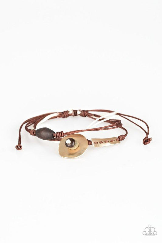 Paparazzi Bracelet ~ Trail Trek - Brown