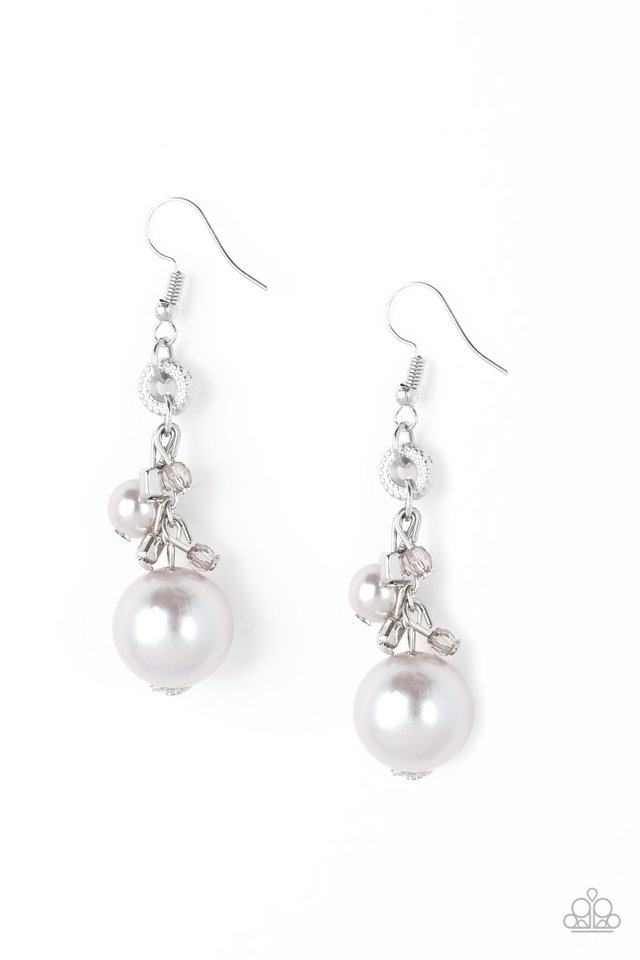 Sterling silver and tear drop pearl earrings
