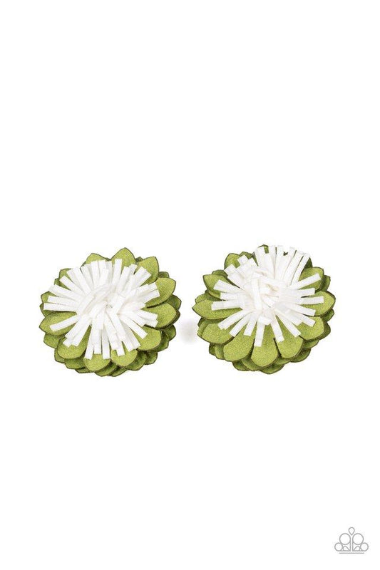 Paparazzi Hair Accessories ~ Blooming Bliss - Green