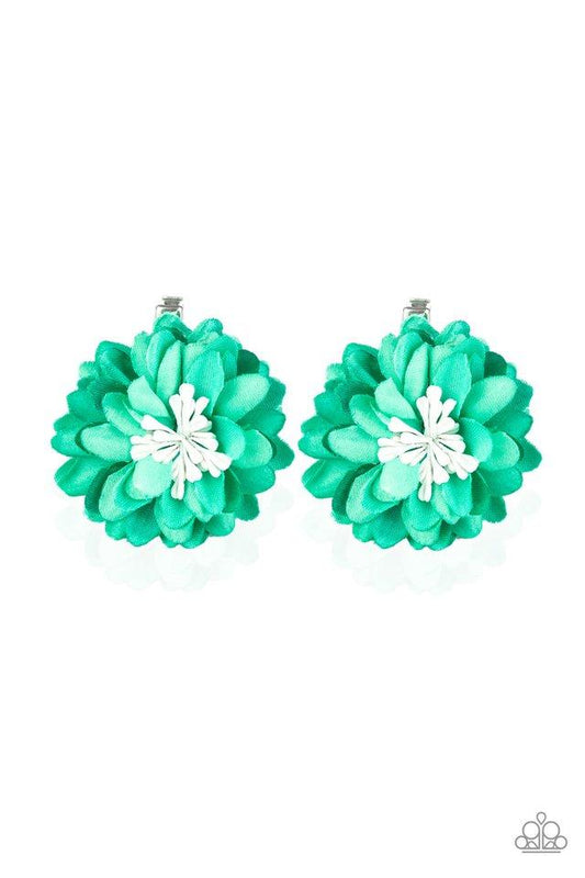 Paparazzi Hair Accessories ~ Tasteful In Tulips - Green