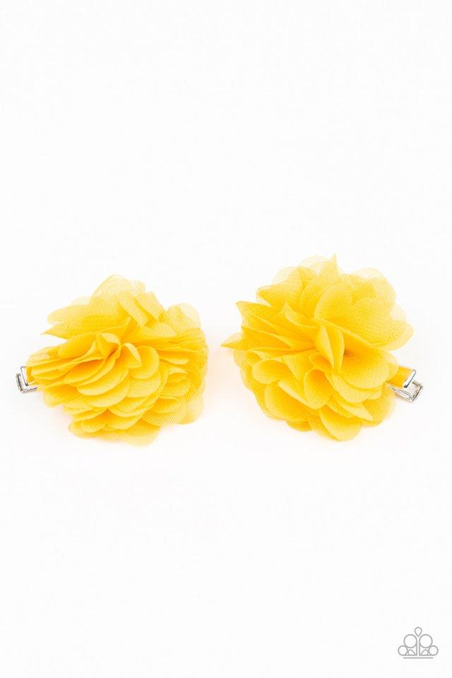 Paparazzi Hair Accessories ~ Basket Full of Posies - Yellow