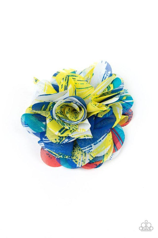 Paparazzi Hair Accessories ~ Rogue Rose - Yellow