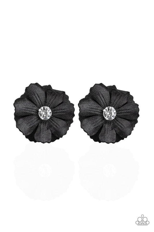 Paparazzi Hair Accessories ~ Candid Carnations - Black