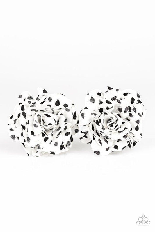 Paparazzi Hair Accessories ~ Tiny Tea Roses - White