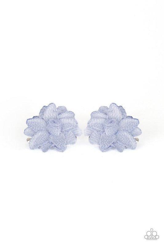 Paparazzi Hair Accessories ~ Lovely In Lilies - Blue
