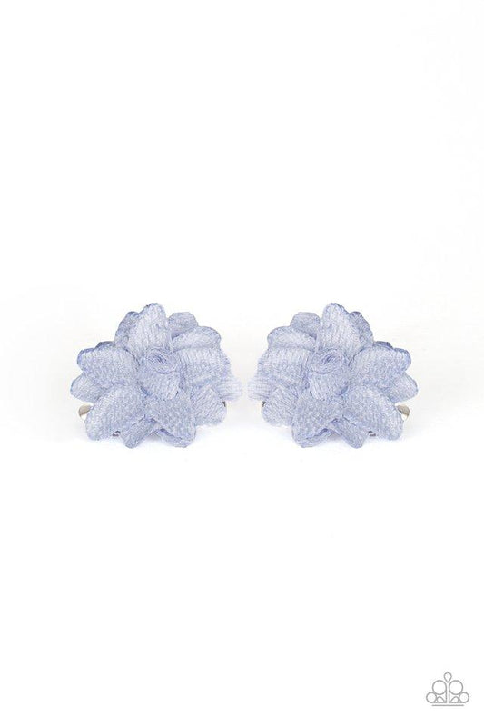 Accesorios para el cabello de Paparazzi ~ Lovely In Lilies - Azul