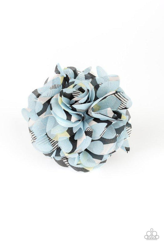 Paparazzi Hair Accessories ~ Flowery Fiesta - Blue