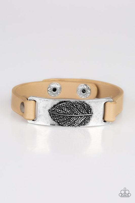 Take The LEAF - Brown - Paparazzi Bracelet Image