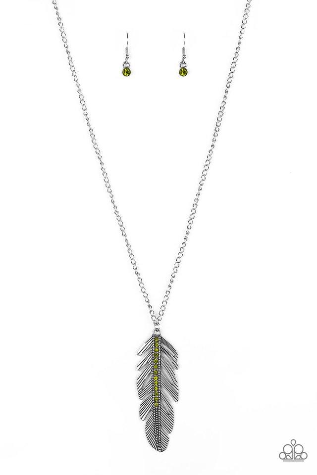 Paparazzi Necklace ~ Sky Quest - Green