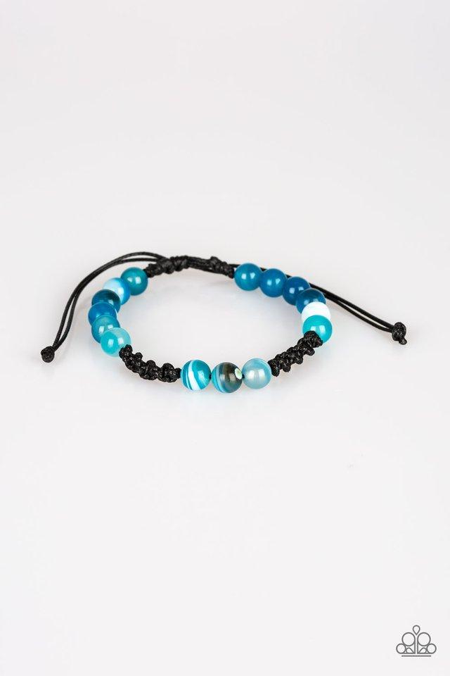 Pulsera Paparazzi ~ Laid Back - Azul