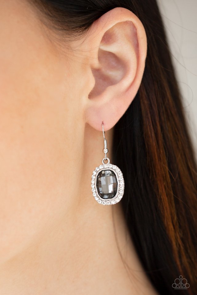 The Modern Monroe - Silver - Paparazzi Earring Image