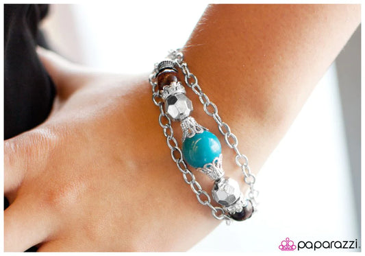 Paparazzi Bracelet ~ Belle of the Ball - Blue