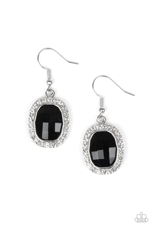 The Modern Monroe - Black - Paparazzi Earring Image