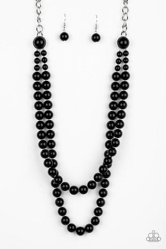 Paparazzi Necklace ~ Endless Elegance - Black