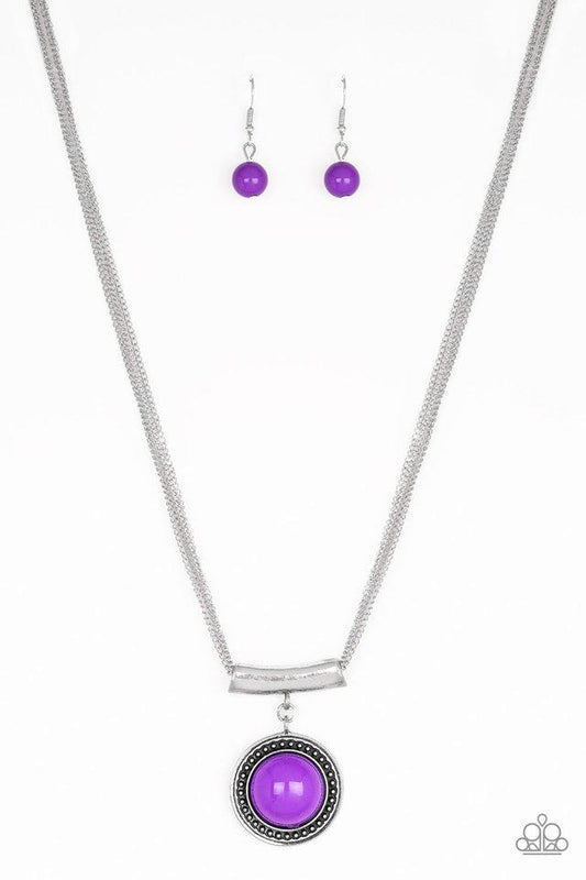 Paparazzi Necklace ~ Gypsy Gulf - Purple