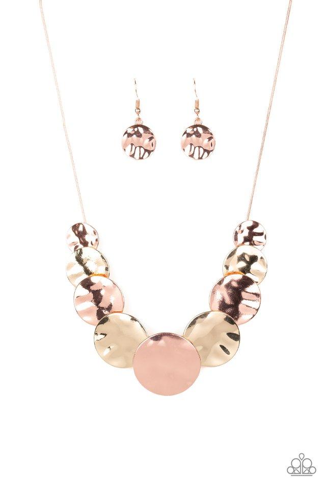 Paparazzi Necklace ~ A Daring DISCovery - Copper