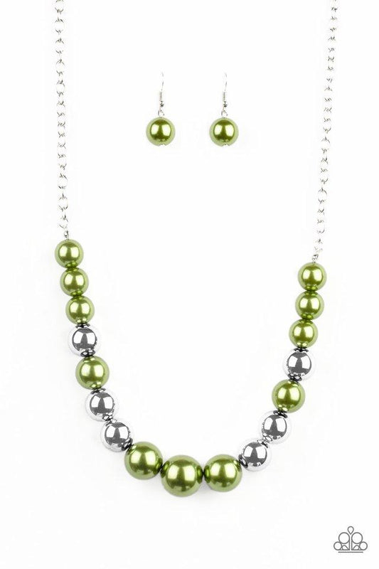 Paparazzi Necklace ~ Take Note - Green