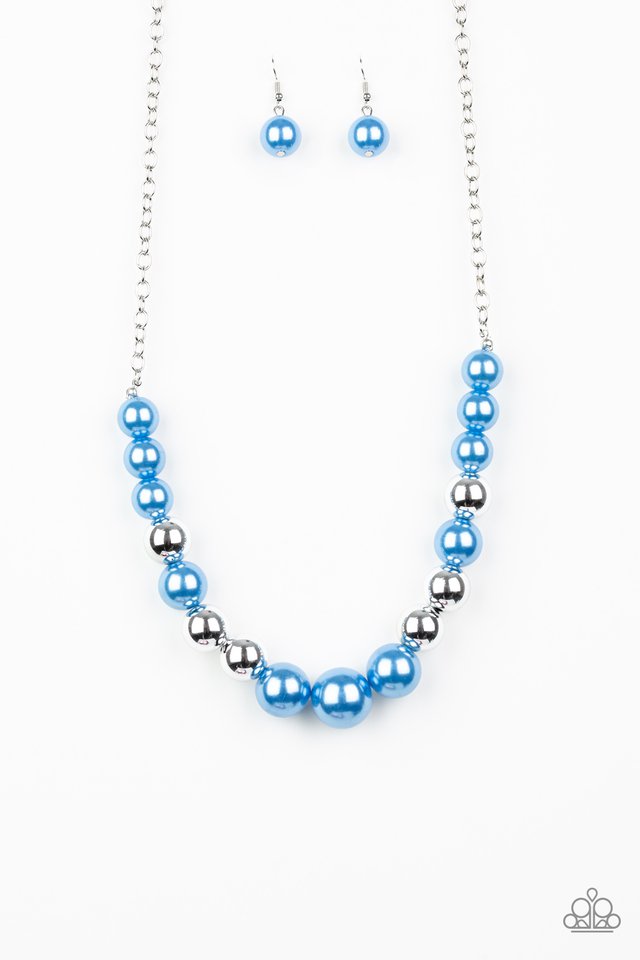 Take Note - Blue - Paparazzi Necklace Image