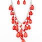 Paparazzi Necklace ~ Irresistible Iridescence - Red