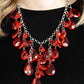 Paparazzi Necklace ~ Irresistible Iridescence - Red