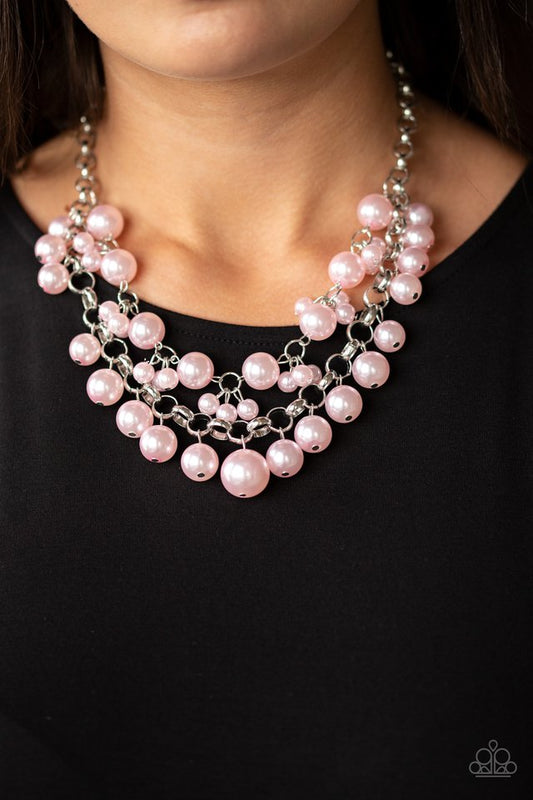 BALLROOM Service - Pink - Paparazzi Necklace Image