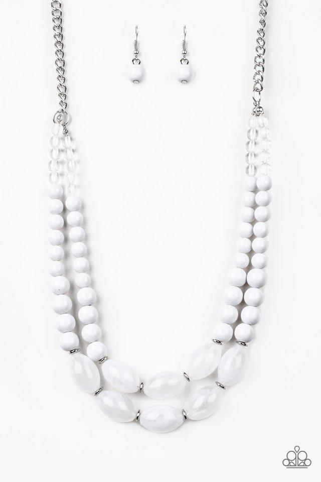 Paparazzi Necklace ~ Sundae Shoppe - White