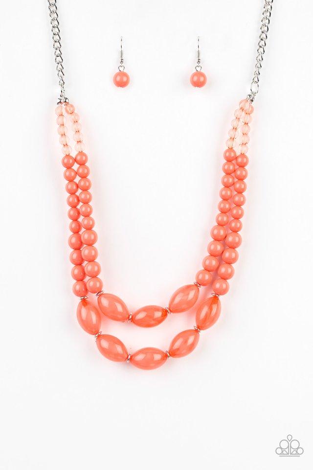 Paparazzi Necklace ~ Sundae Shoppe - Orange