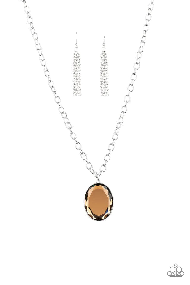 Paparazzi Necklace ~ Light As HEIR - Brown