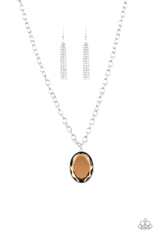 Paparazzi Necklace ~ Light As HEIR - Brown