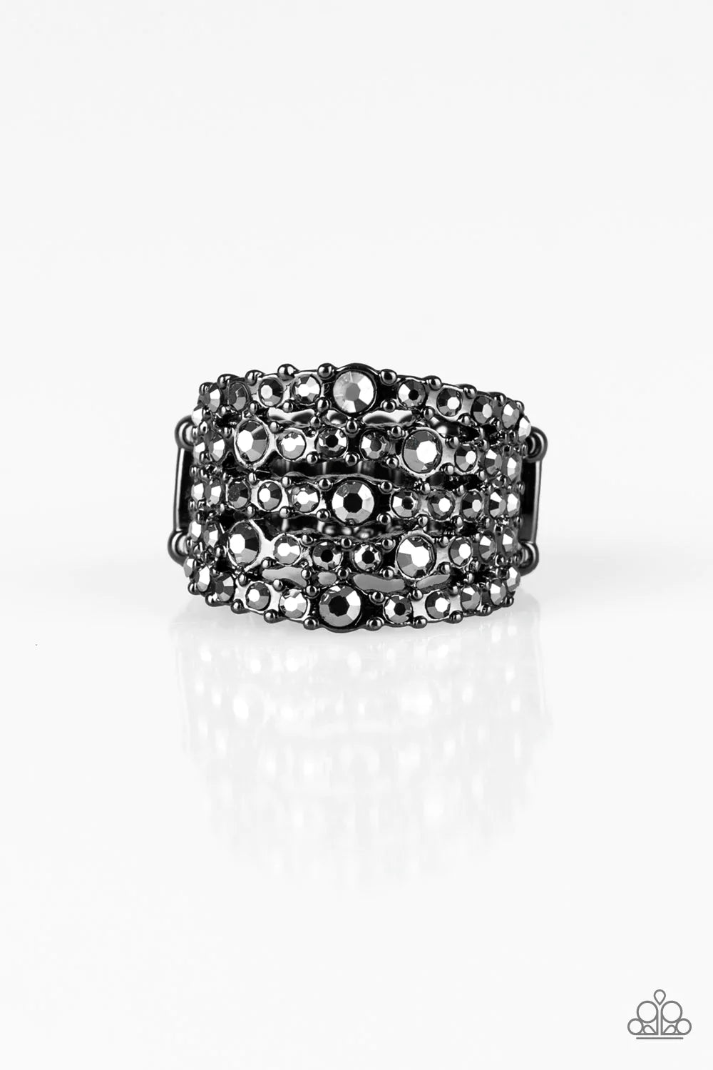 Paparazzi Ring ~ Truly Treasured - Black