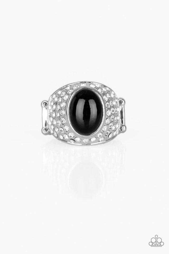 Anillo Paparazzi ~ Brillante y ambicioso - Negro