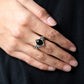 Pricelessly Princess - Black - Paparazzi Ring Image