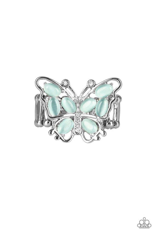 Anillo Paparazzi ~ Flutter Flair - Azul